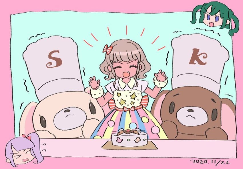 manaka non, tsukikawa chili, and taiyo pepper (pretty series and 1 more) drawn by rituyama1