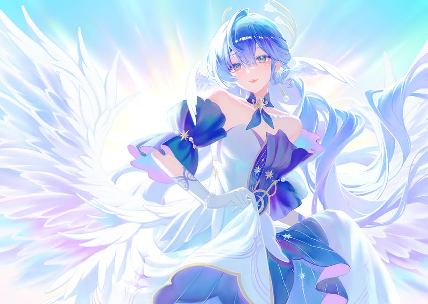 robin (honkai and 1 more) drawn by ria_(yfvv_ria)