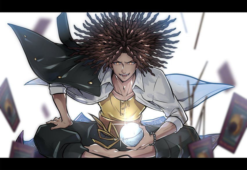 hagakure yasuhiro (danganronpa and 1 more) drawn by imoni_(1110)