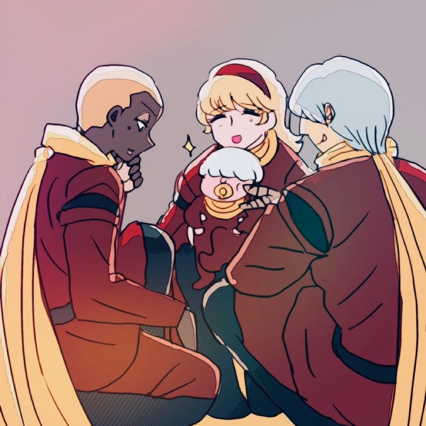 francoise arnoul, albert heinrich, ivan whisky, and pyunma (cyborg 009) drawn by sariokisu