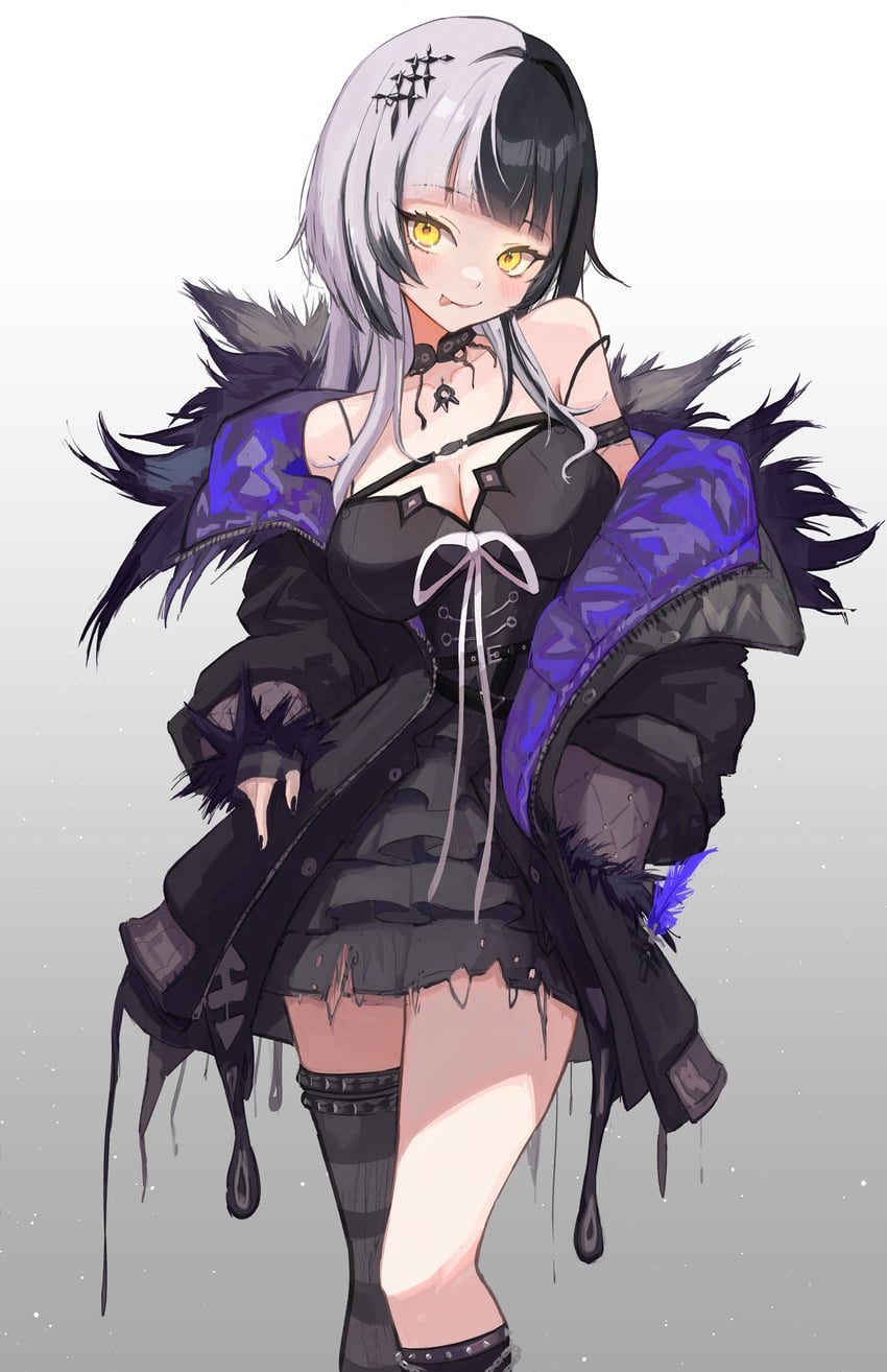 shiori novella (hololive and 1 more) drawn by besi_(besidoesart)