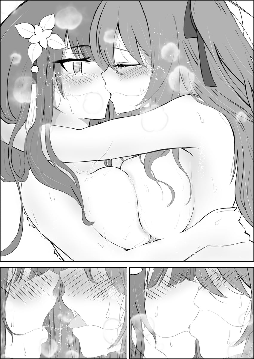 kuo shenlin and wang yujia (assault lily) drawn by catmito1412