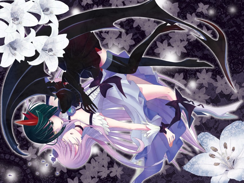 tsukikage yuri, cure moonlight, and dark precure (precure and 1 more) drawn by yuu_(derodero)