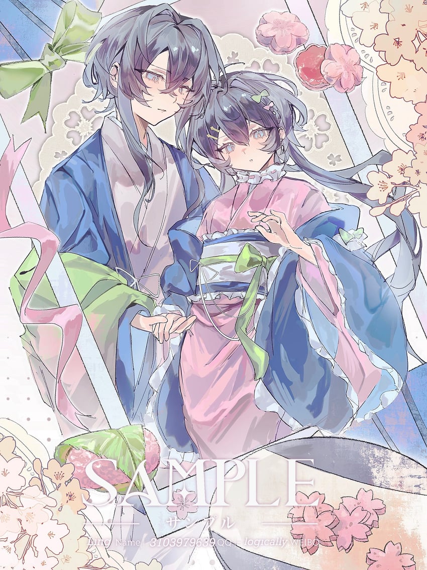 harushiro ryuusei (original and 2 more) drawn by liningne