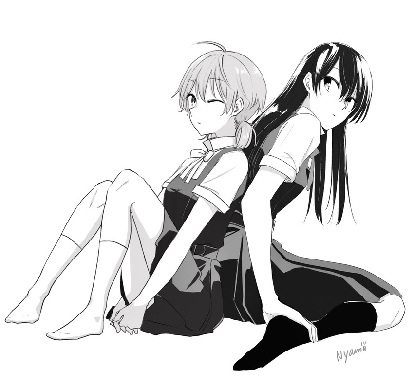 koito yuu and nanami touko (yagate kimi ni naru) drawn by nyamo