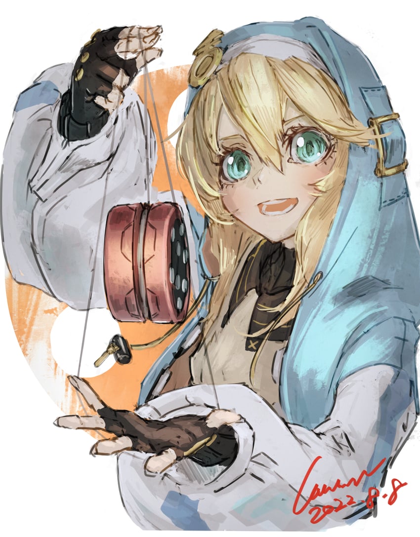 bridget (guilty gear and 1 more) drawn by wawon_(wan_wawon)
