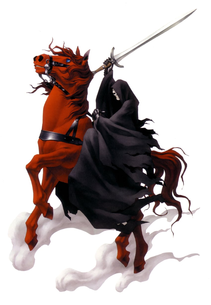 red rider (shin megami tensei and 1 more) drawn by kazuma_kaneko