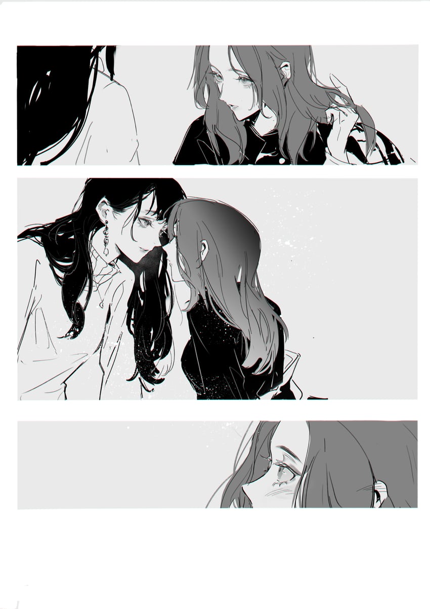 hayashi fuyu and harumoto itsuki (chaser game w) drawn by yoohu6