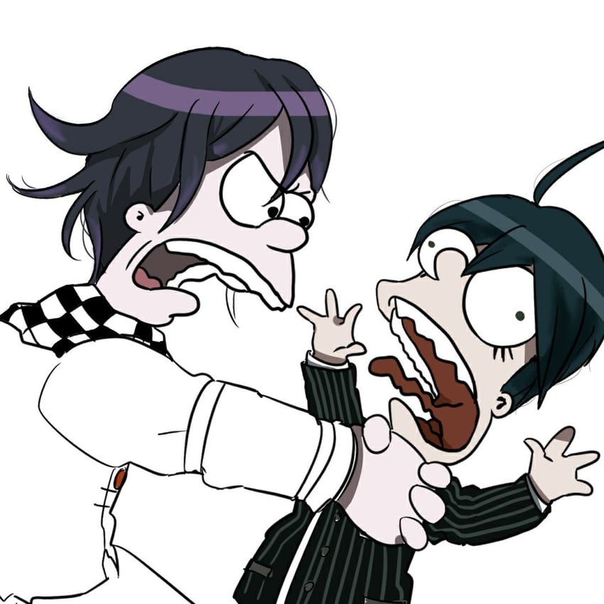 oma kokichi and saihara shuichi (danganronpa and 2 more)