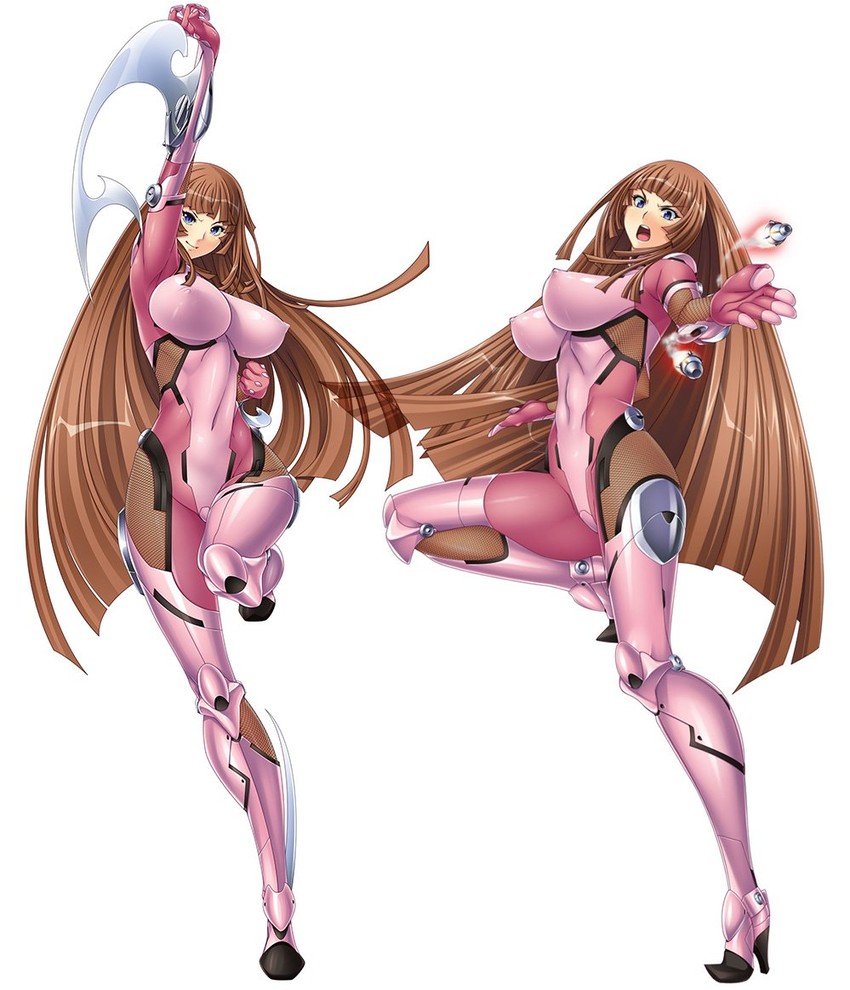 koukawa asuka (taimanin and 1 more) drawn by aoi_nagisa_(metalder)