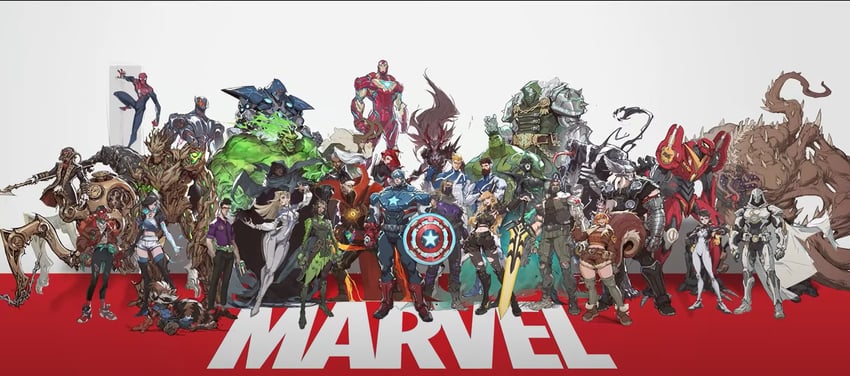 spider-man, venom, peni parker, captain america, iron man, and 25 more (marvel and 9 more)