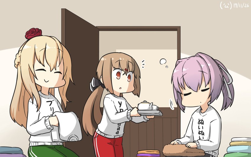 shiranui, warspite, and tashkent (kantai collection) drawn by hamu_koutarou