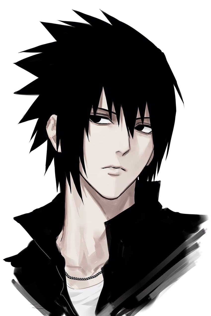 uchiha sasuke (naruto and 1 more) drawn by sso_s