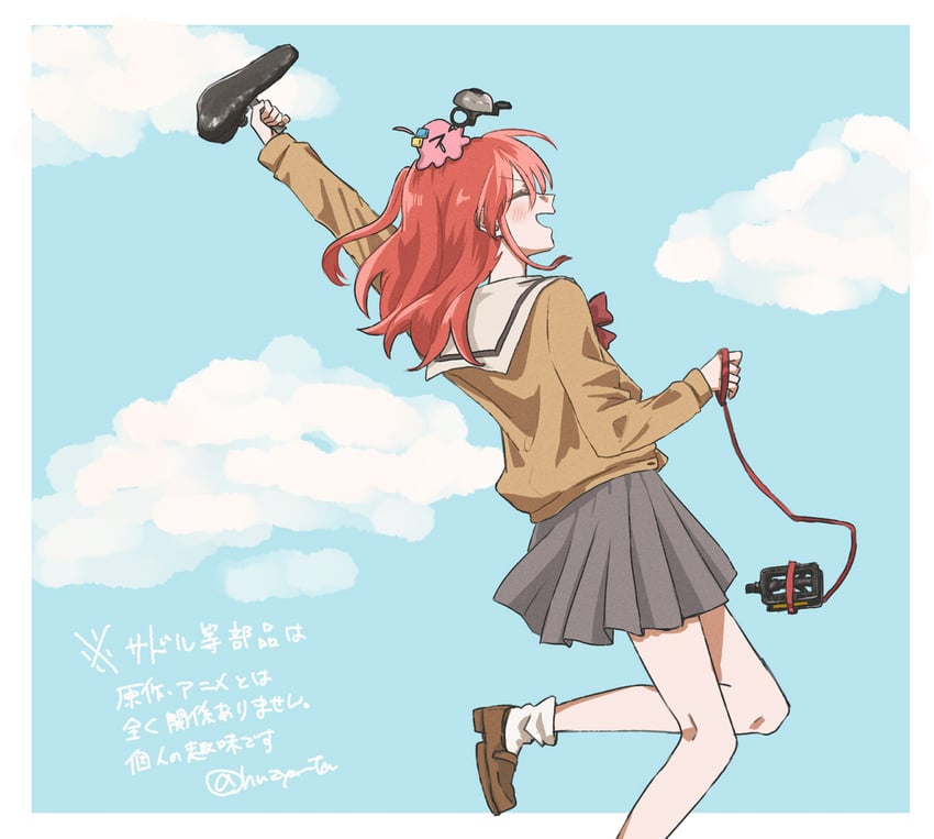 gotoh hitori and kita ikuyo (bocchi the rock!) drawn by huzya_ta