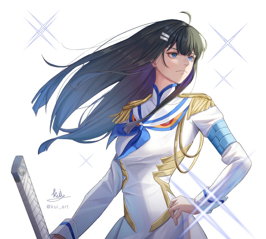 kiryuuin satsuki and junketsu (kill la kill) drawn by kui_art