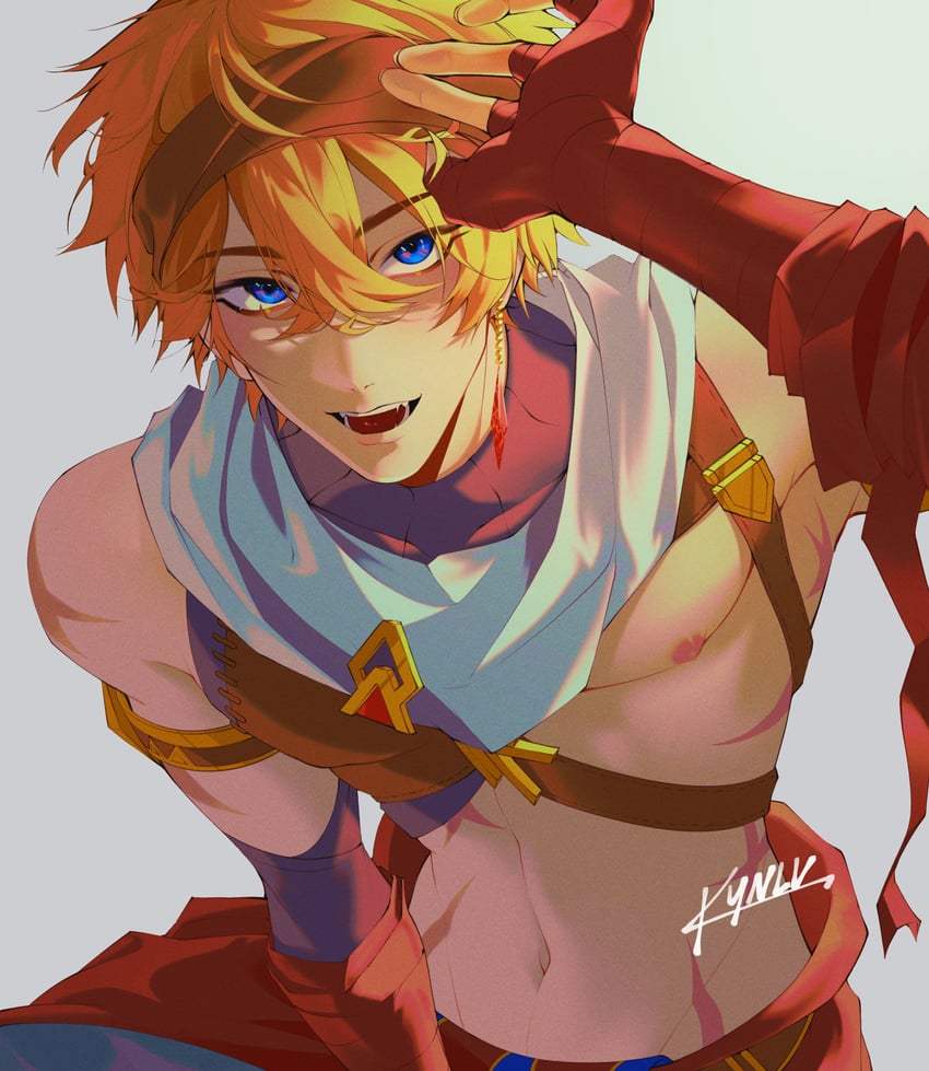 tartaglia (genshin impact) drawn by kynlv