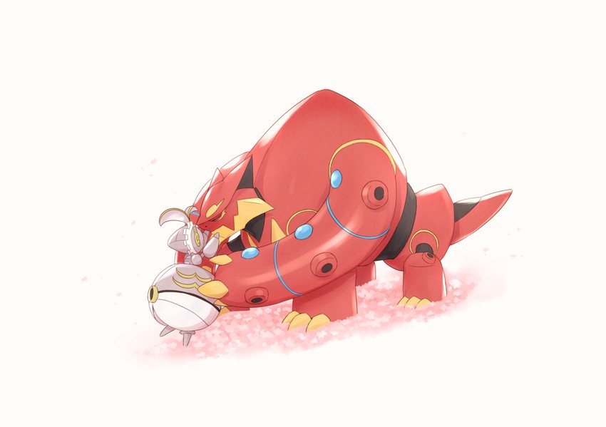 magearna and volcanion (pokemon and 2 more) drawn by yuki56