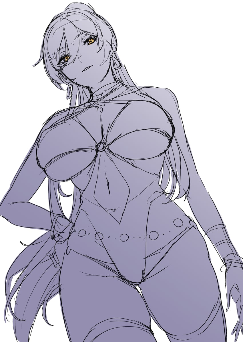 shirase sakuya (idolmaster and 1 more) drawn by mogi_yasunobu