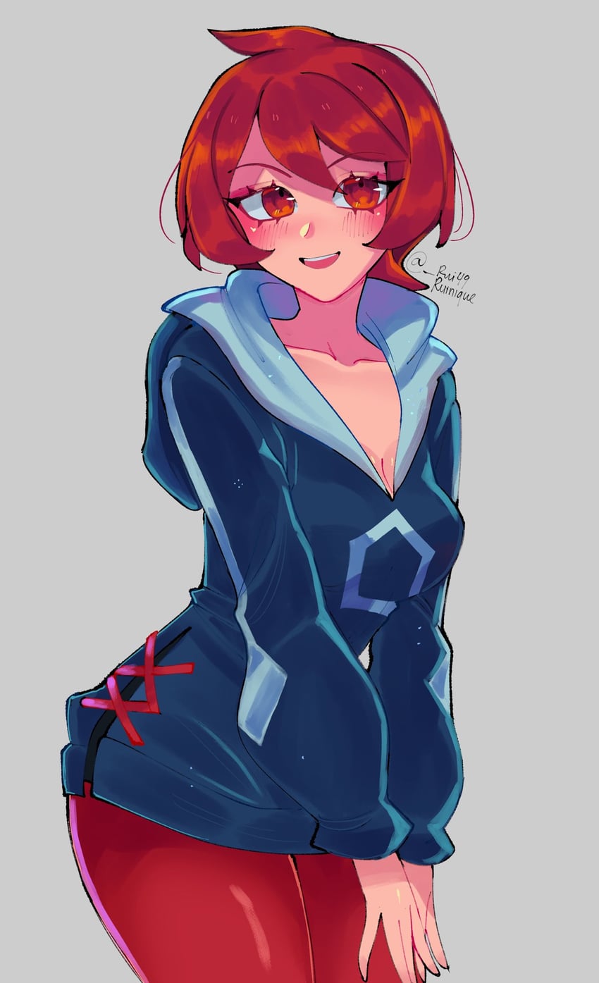 arezu (pokemon and 1 more) drawn by ruilumen_(ruinique)