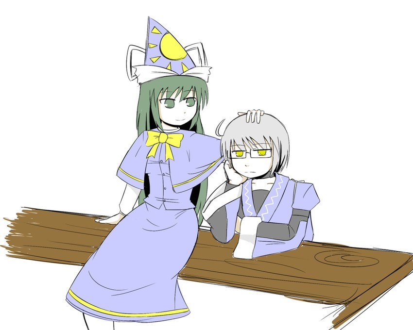 morichika rinnosuke and mima (touhou) drawn by kita_(higan)
