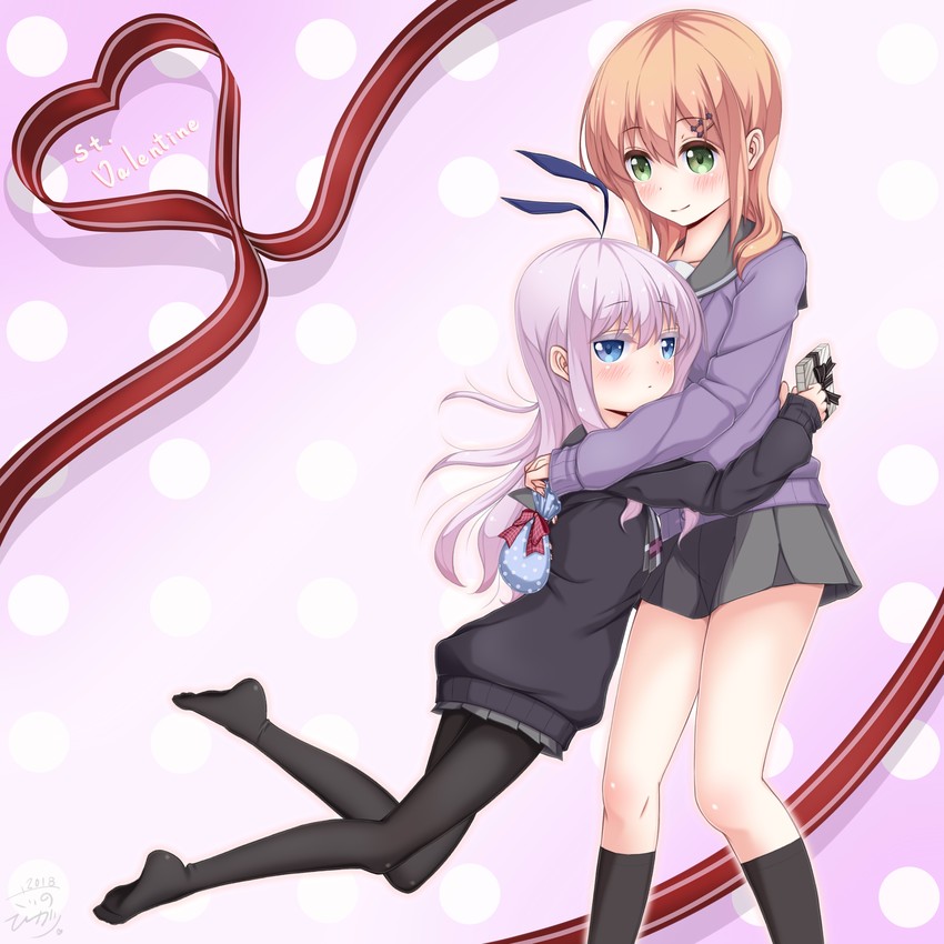 sengoku kamuri and tokura eiko (slow start) drawn by sainohikari