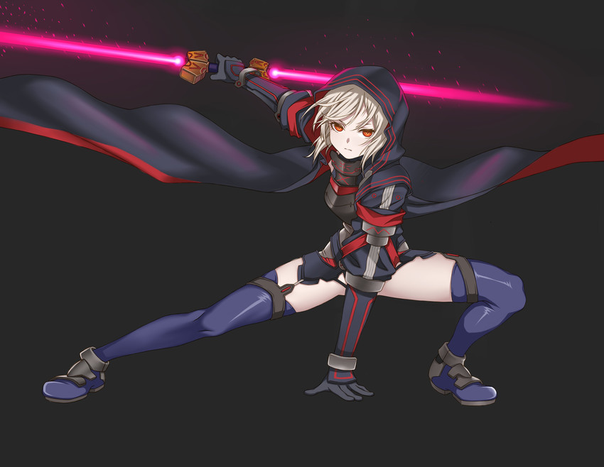 artoria pendragon and mysterious heroine x alter (fate and 1 more) drawn by zui_ai_shuang_mawei