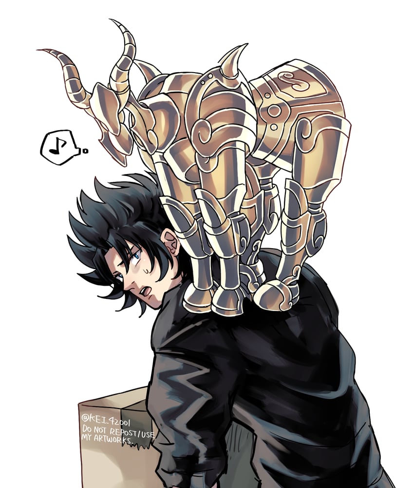 capricorn shura (saint seiya) drawn by kei_(nvew8238)
