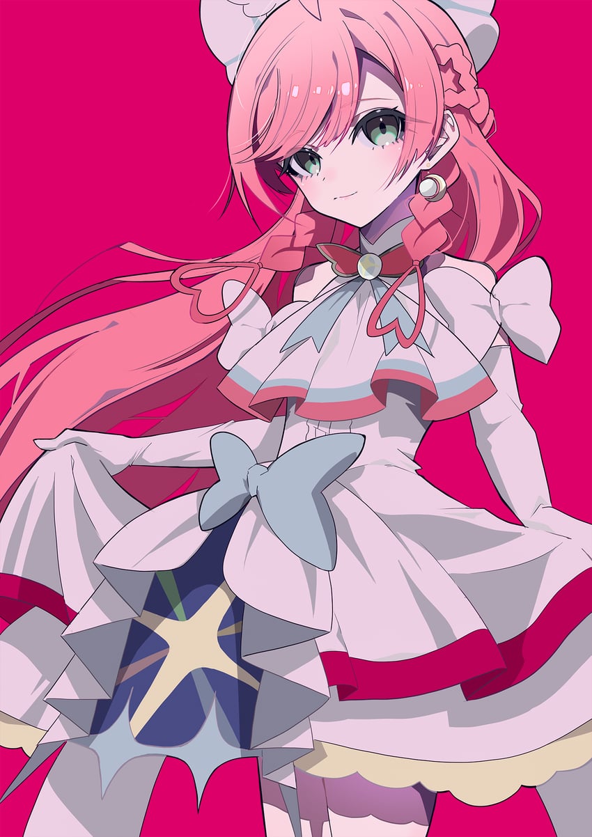 nijigaoka mashiro and cure prism (precure and 1 more) drawn by madofuki