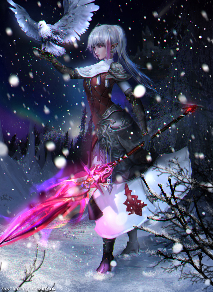 warrior of light and colette belrose (final fantasy and 1 more) drawn by sizna_(sangrde)