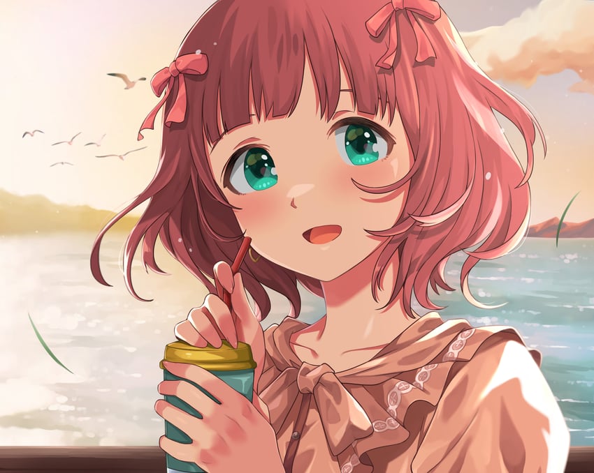 amami haruka (idolmaster and 2 more) drawn by hanamasa_ono