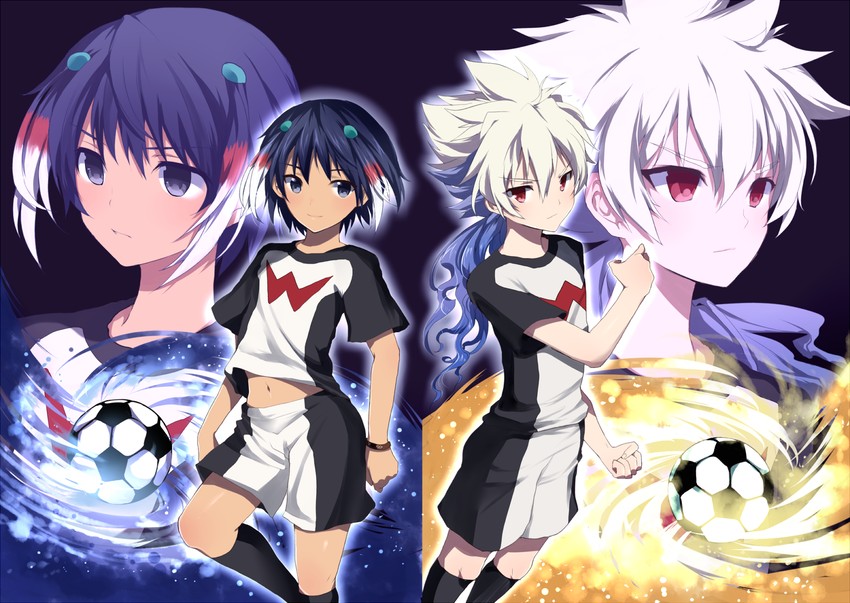 hakuryuu and shuu (inazuma eleven and 1 more) drawn by mataro_(matarou)