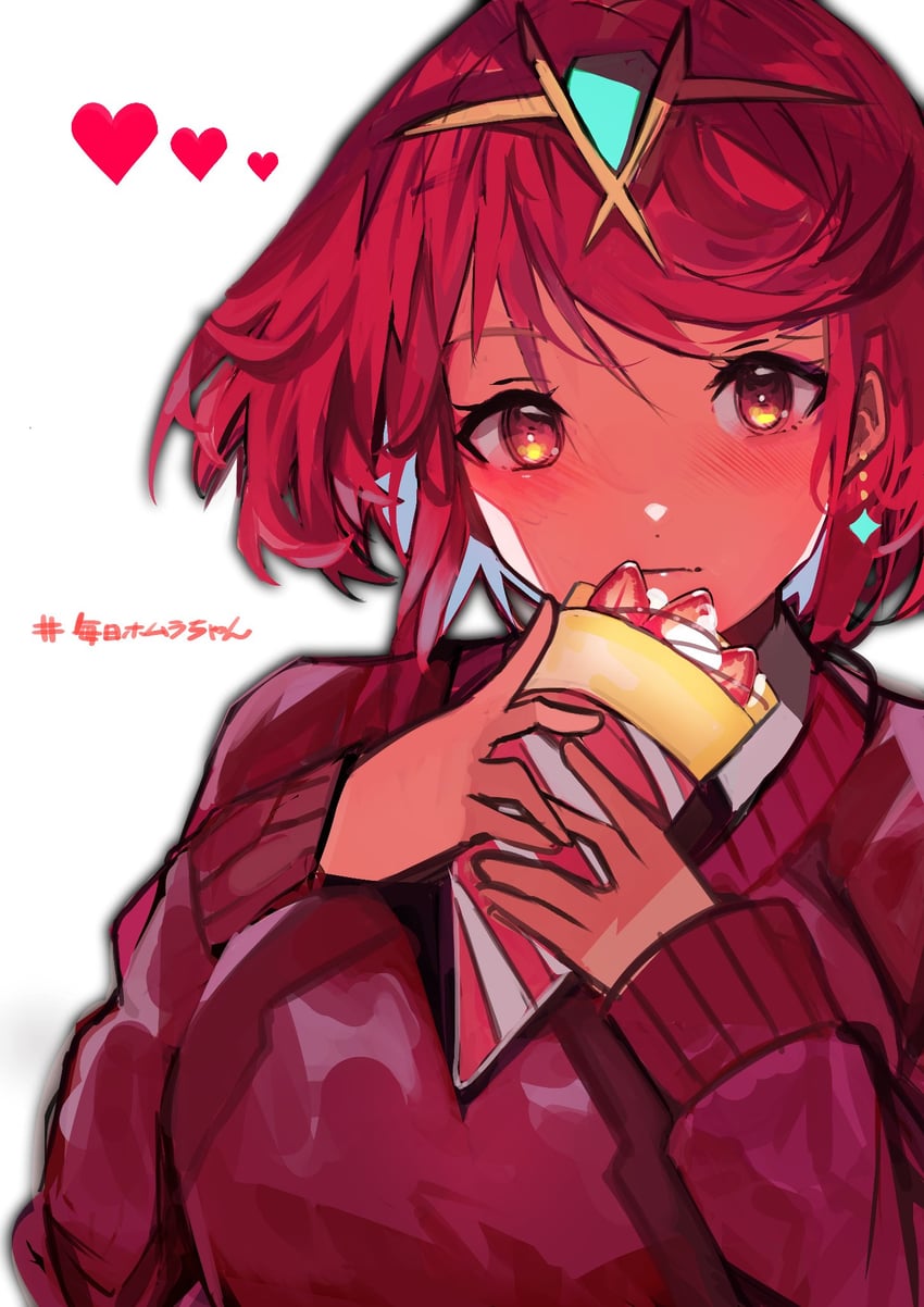 pyra (xenoblade chronicles and 1 more) drawn by tarbo_(exxxpiation)
