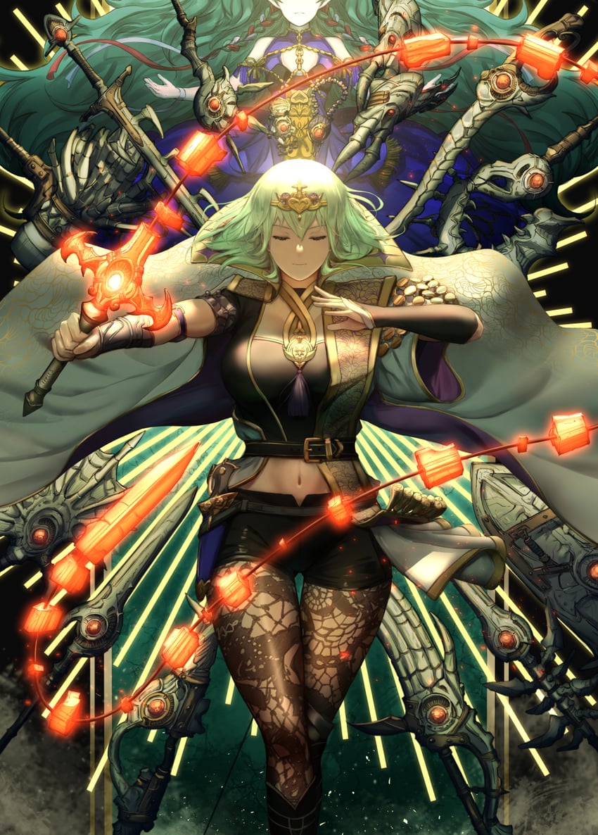 female byleth and sothis (fire emblem and 2 more) drawn by ippers