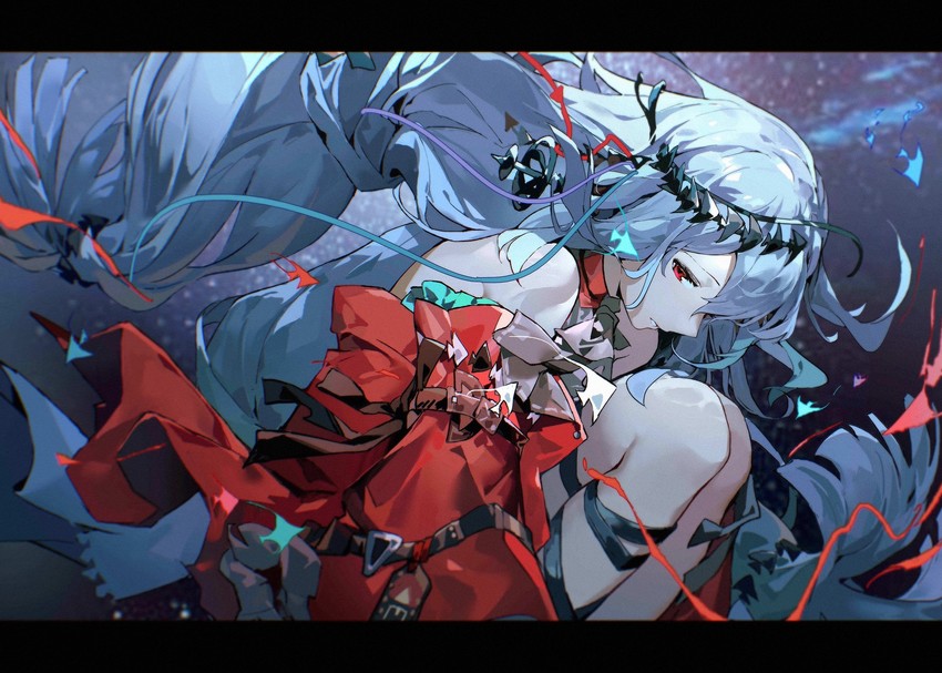 skadi and skadi the corrupting heart (arknights) drawn by dadijiji
