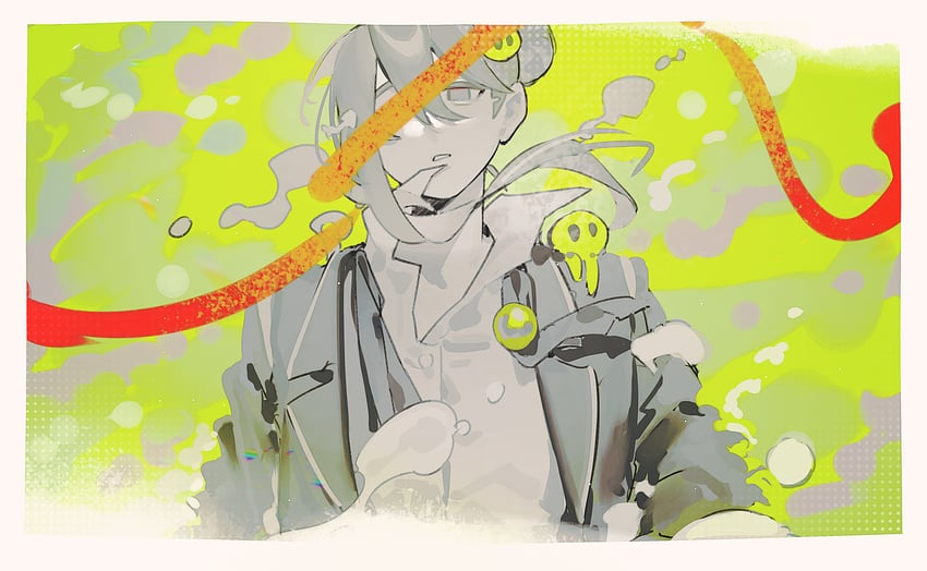 netzach and floor of art's glowing creature (project moon and 1 more) drawn by toeiki_c