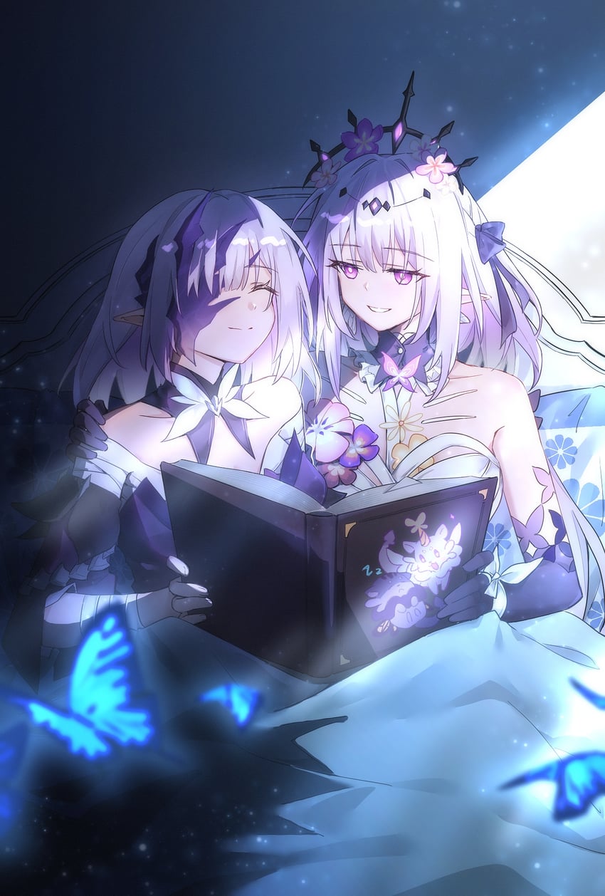 castorice and polyxia (honkai and 1 more) drawn by bishui_gaoxueyahuanzhe