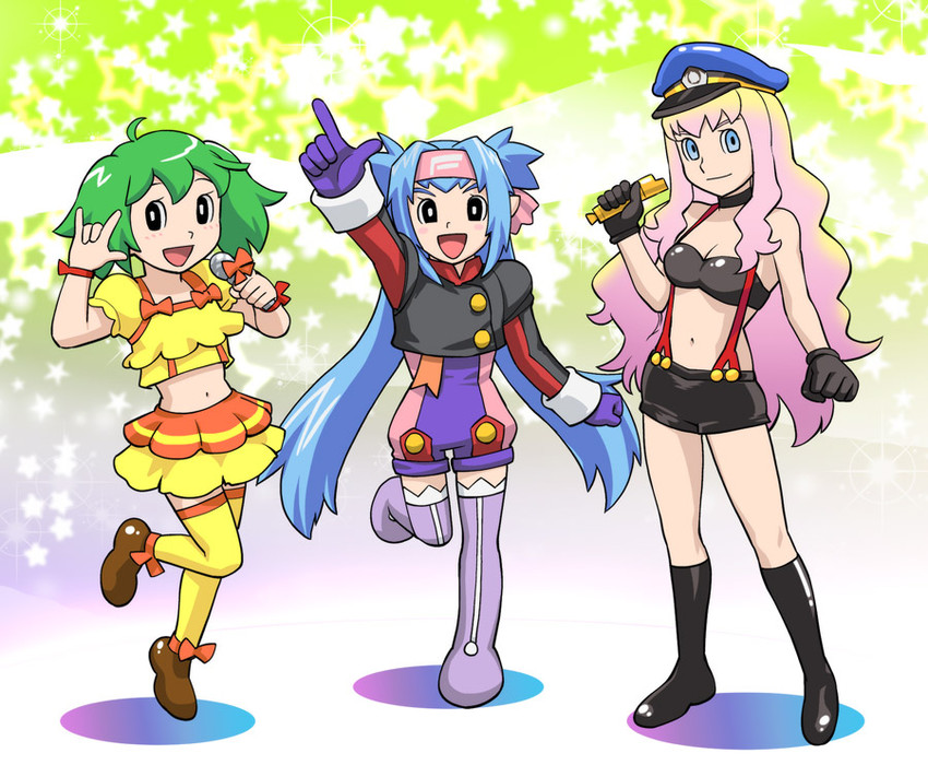 sheryl nome, ranka lee, and klan klein (macross and 1 more) drawn by ueyama_michirou