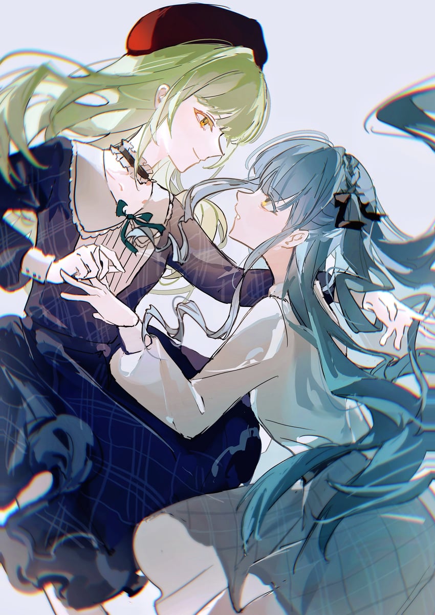 togawa sakiko, wakaba mutsumi, and mortis (bang dream! and 1 more) drawn by d-aprken