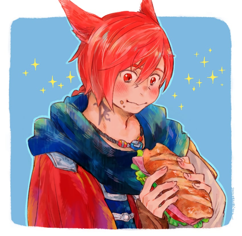 g'raha tia (final fantasy and 1 more) drawn by itowo_(itowc)
