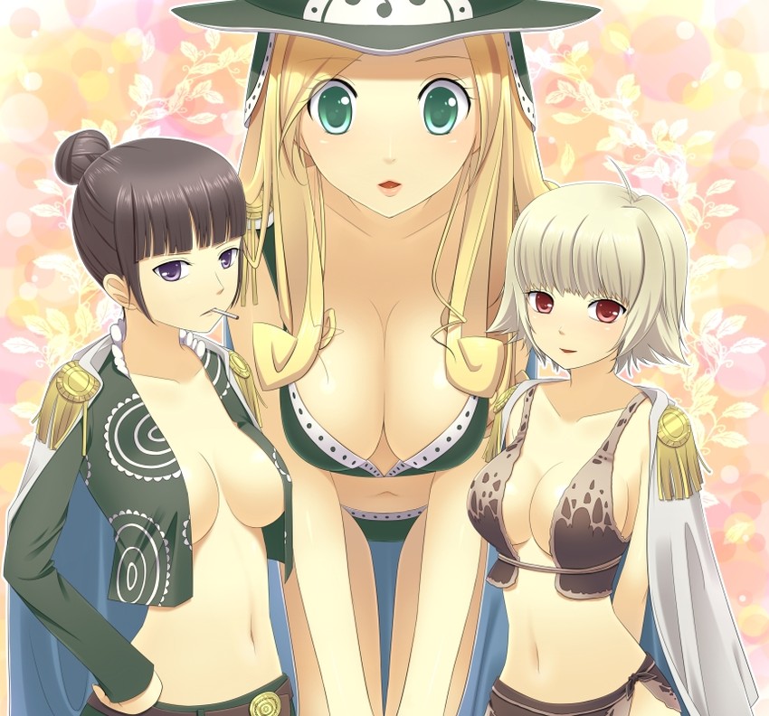 marguerite, aphelandra, and rindou (one piece) drawn by saya_(temporubato)