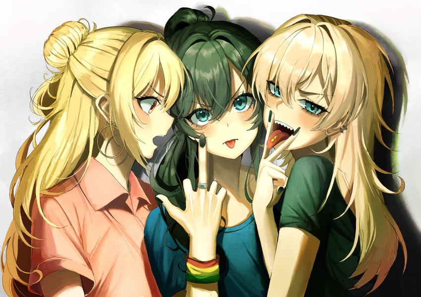 nicole, jecka, and emily (class of 09) drawn by nanaphawat