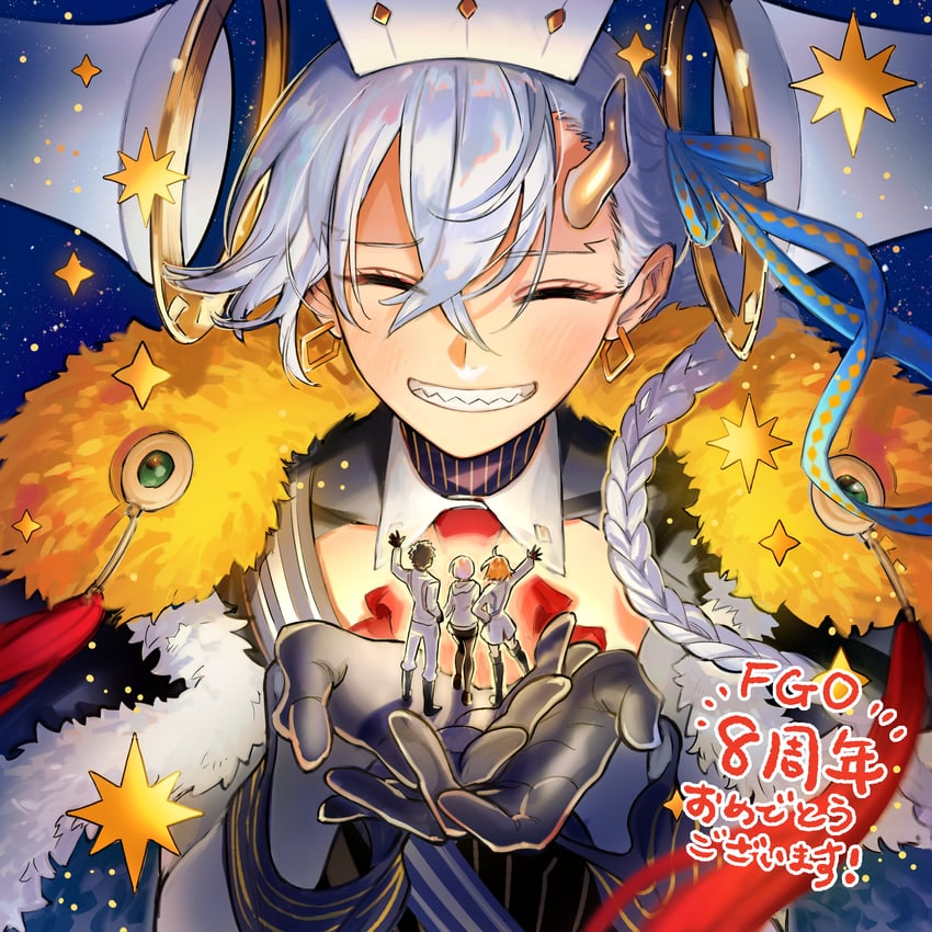 mash kyrielight, fujimaru ritsuka, olga marie animusphere, and u-olga marie (fate and 1 more) drawn by tetsujima