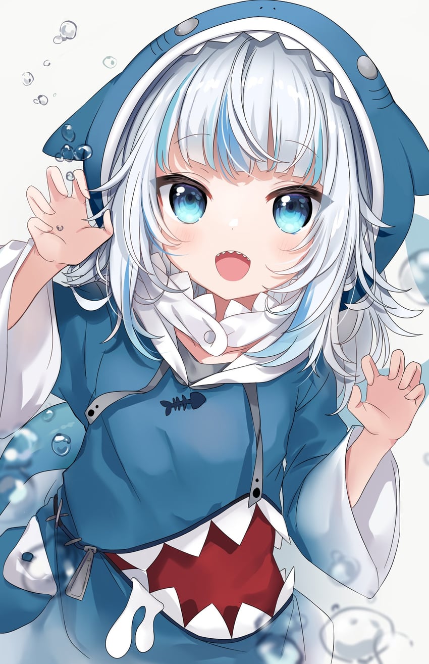 gawr gura (hololive and 1 more) drawn by chocola_vt