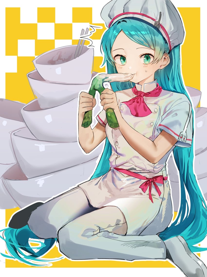 hatsune miku (vocaloid and 1 more) drawn by suju0813