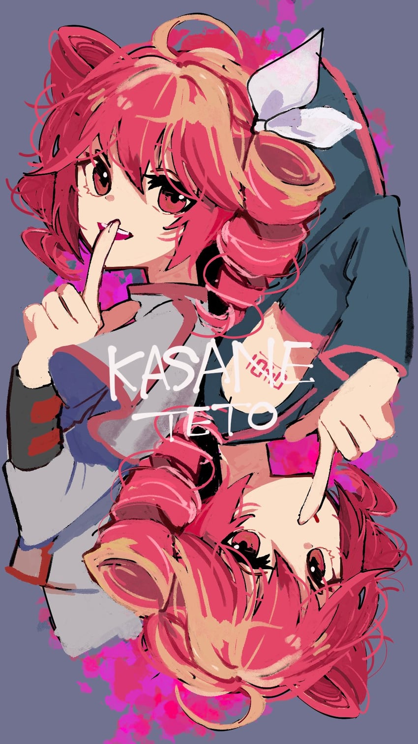 kasane teto (utau and 1 more) drawn by onion_jounouchi