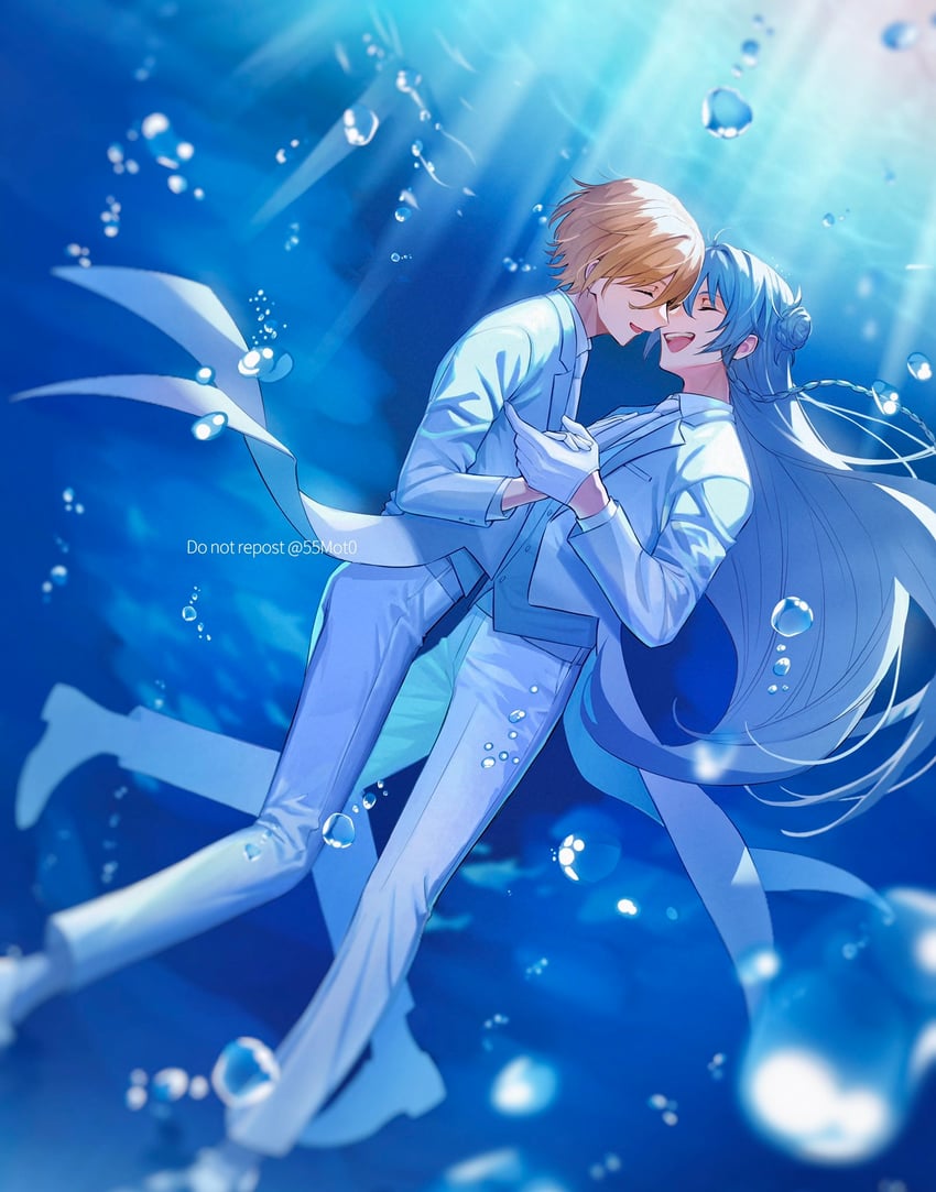 tenshouin eichi and hibiki wataru (ensemble stars!) drawn by 55mot0