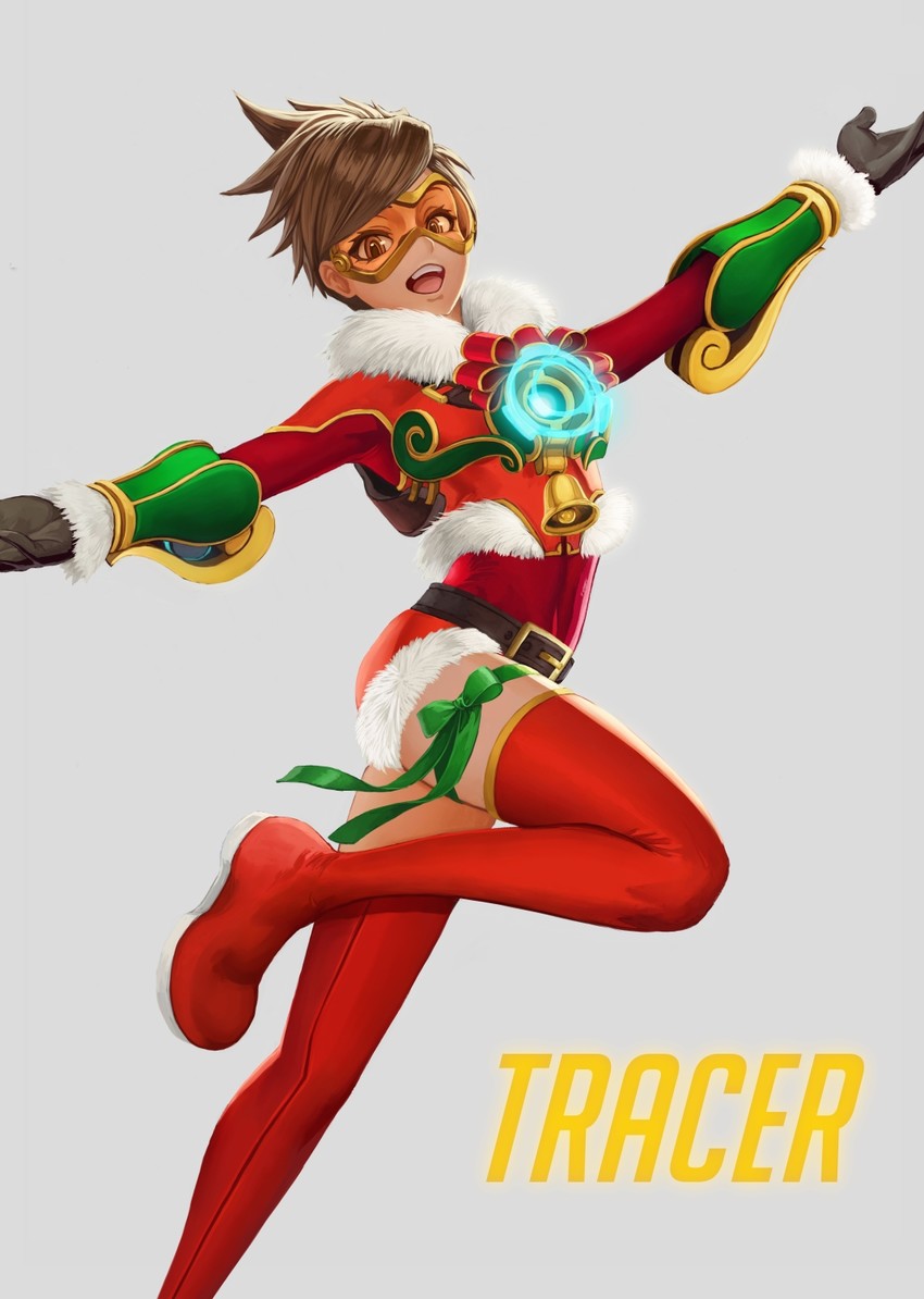 tracer and jingle tracer (overwatch and 1 more) drawn by yamaneko_(tkdrumsco)