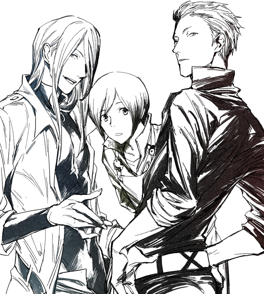 kitamura sora, kuzunoha amehiko, and koron chris (idolmaster and 1 more) drawn by egawa_satsuki