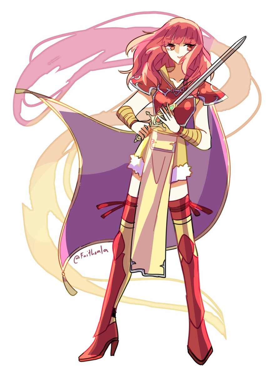 celica (fire emblem and 3 more) drawn by faithoala
