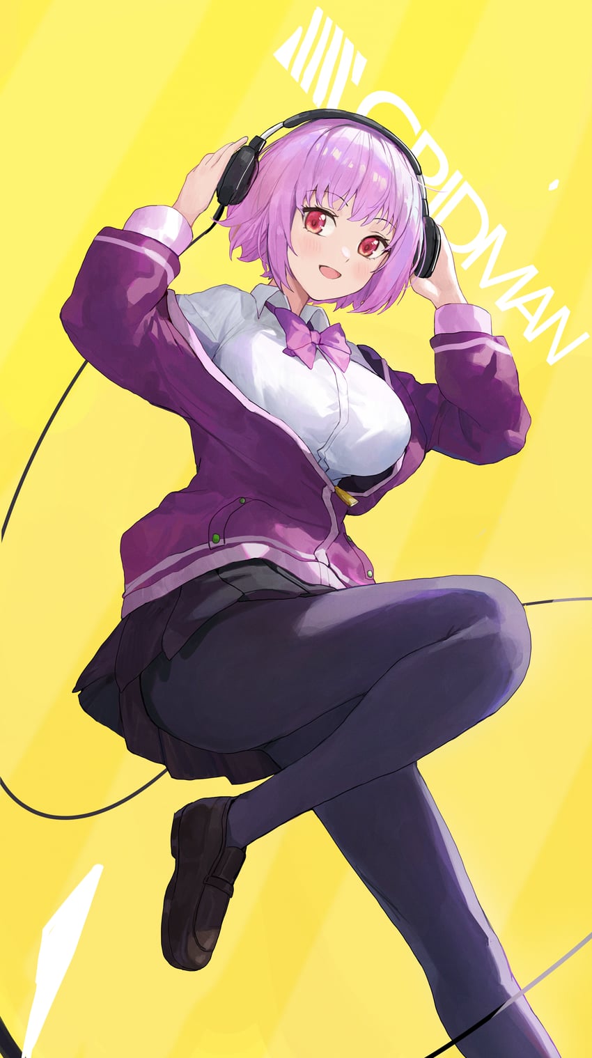 shinjou akane (gridman universe and 1 more) drawn by jianjia
